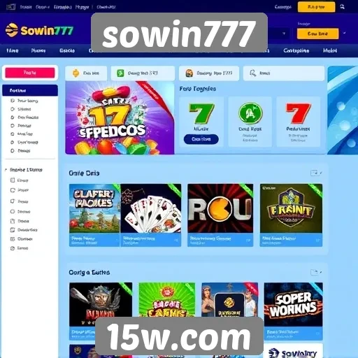 Analise da interface de usuário do site sowin777