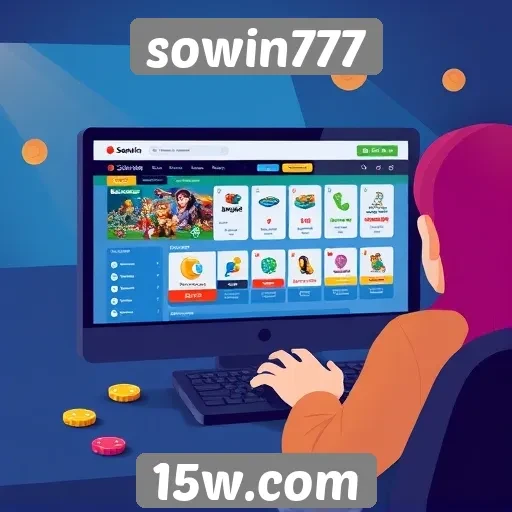 Análise da interface do usuário do site sowin777